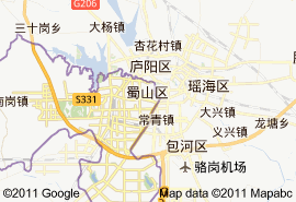 蜀山区地图