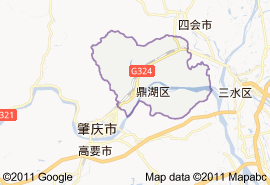 鼎湖區地圖
