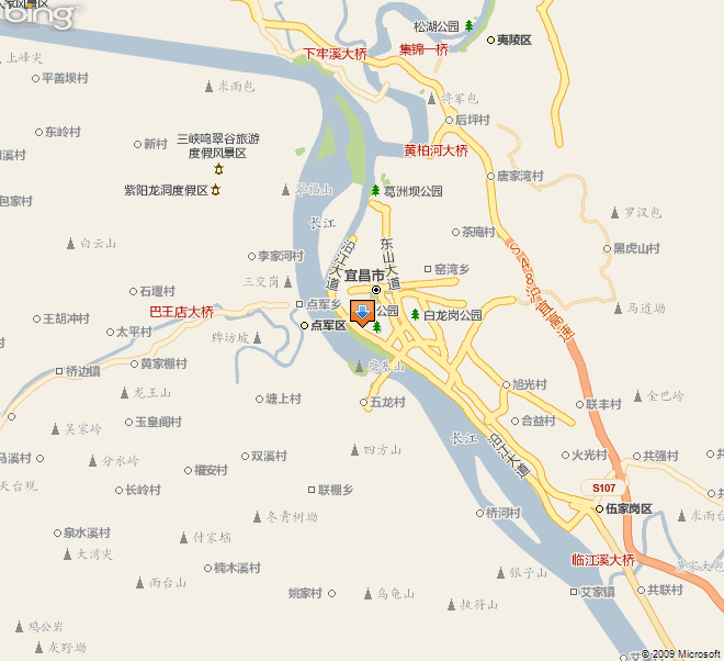 宜昌市夷陵区地图图片