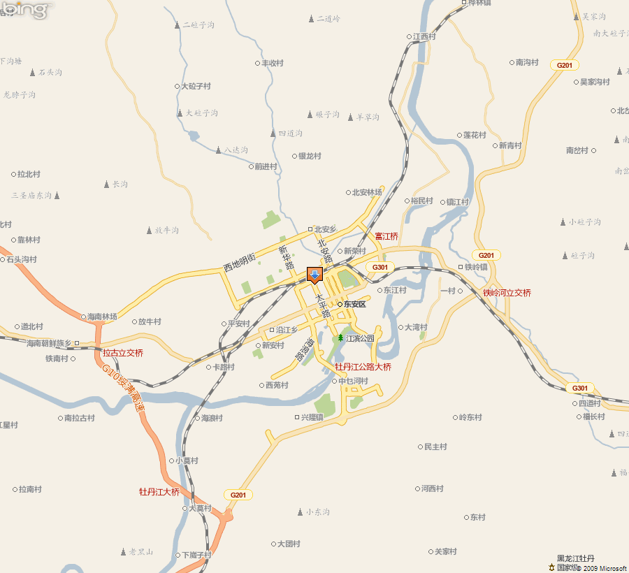 最新牡丹江市地图查询 - 牡丹江交通地图全图 - 地图图片