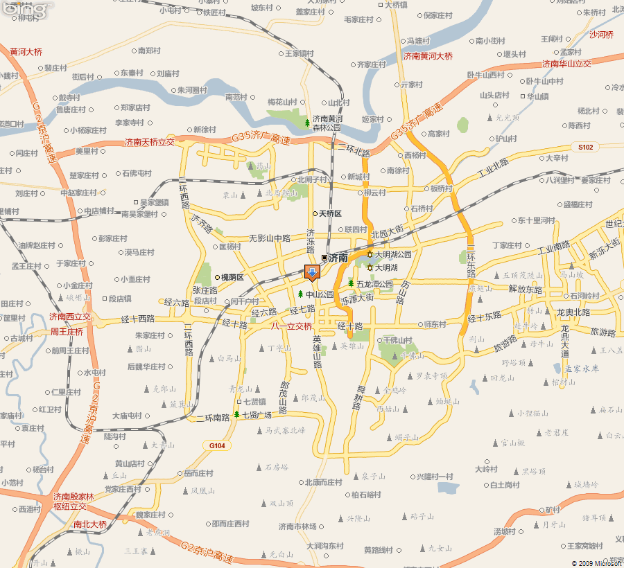 最新济南市交通地图图片