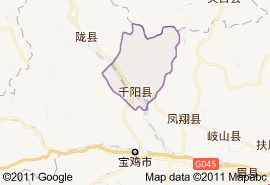 千阳县地图