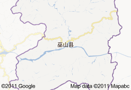 巫山县地图