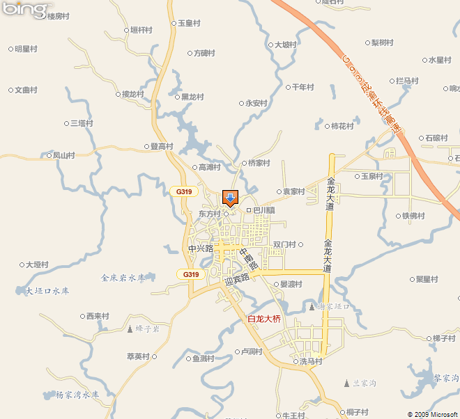 重庆市铜梁县地图