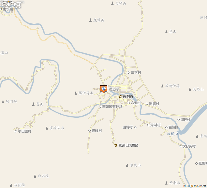 漳州市南靖县地图