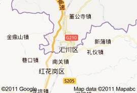 汇川区地图