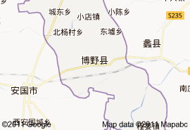 博野县地图