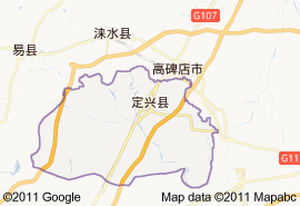 定兴县地图