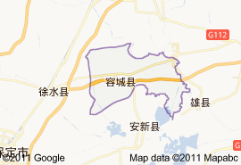 容城县地图