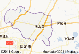 徐水县地图