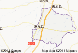 东光县地图