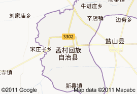 孟村回族自治县地图