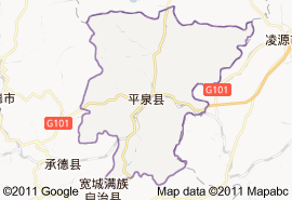 平泉县地图