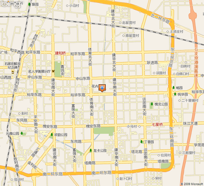 石家庄市长安区地图