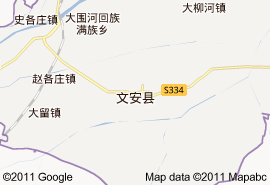 文安县地图