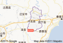卢龙县地图