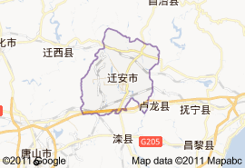 迁安市地图