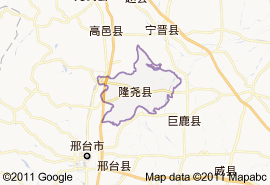 隆尧县地图