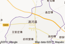 清河县地图