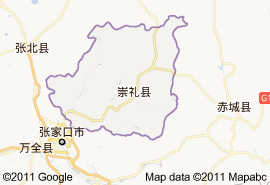 崇礼县地图