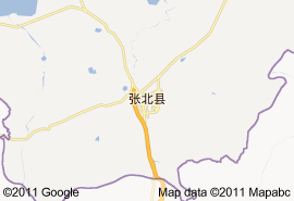 张北县地图