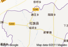 南阳市社旗县地图;