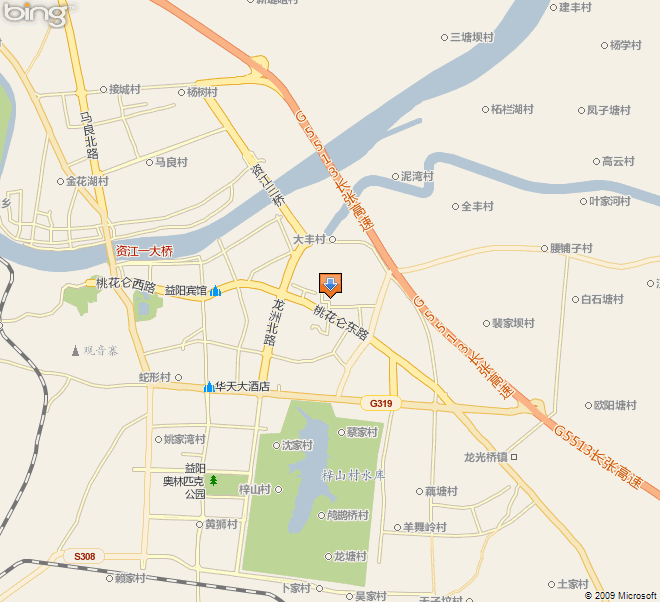 益阳市赫山区地图