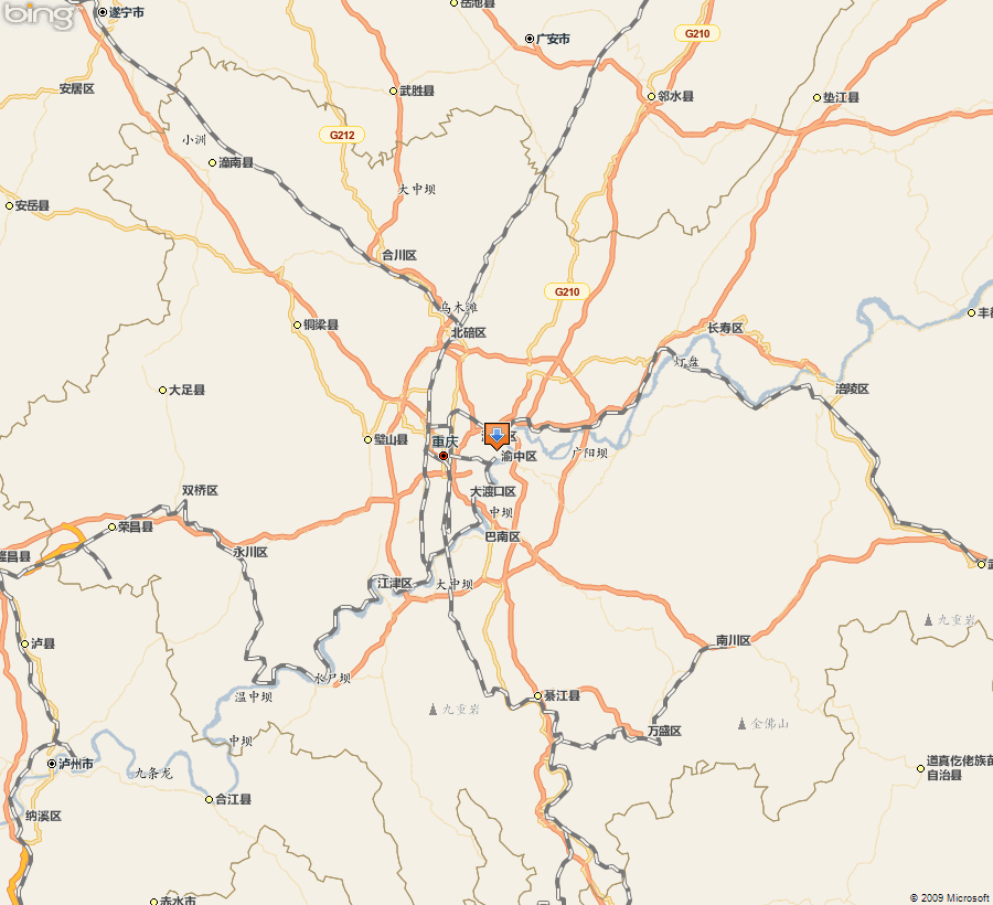 重庆交通地图全图高清