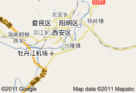 牡丹江市地图