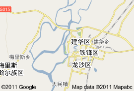 齐齐哈尔市地图