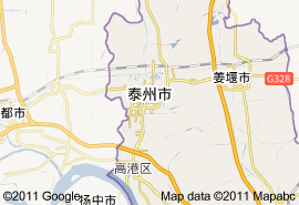 泰州市地图