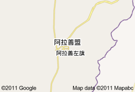 阿拉善盟地图