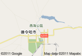 海西蒙古族藏族自治州地图