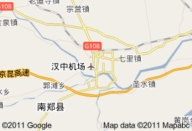 汉中市地图