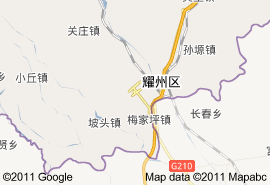 铜川市地图