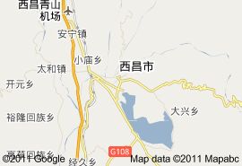 凉山彝族自治州地图