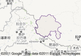 阿里地区地图
