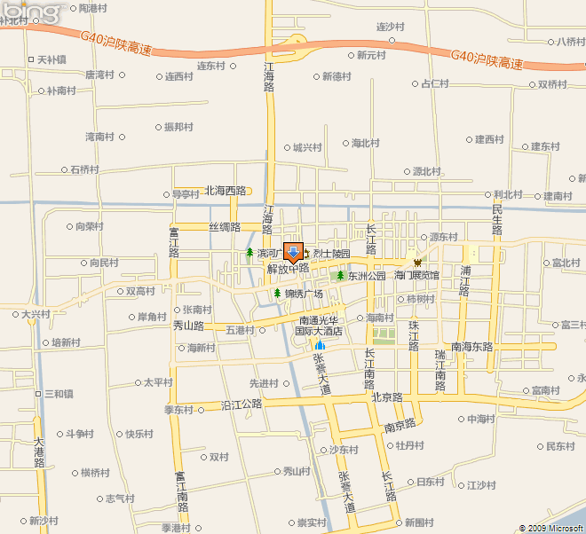 海门市地图