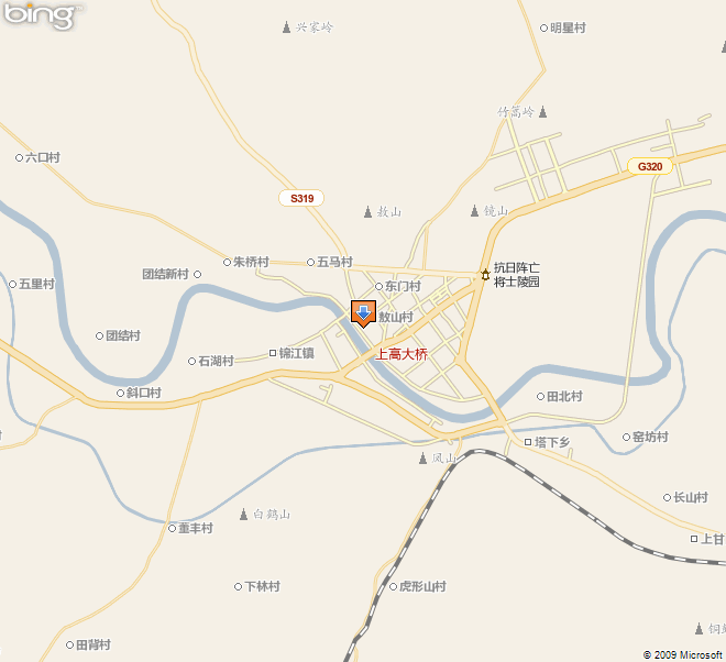 宜春市上高县地图