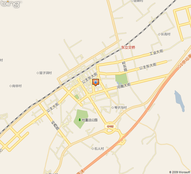 四平市公主岭市地图图片