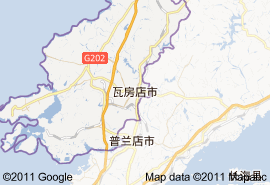 瓦房店市地图