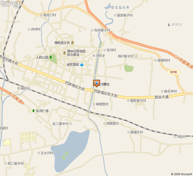 包头市东河区地图