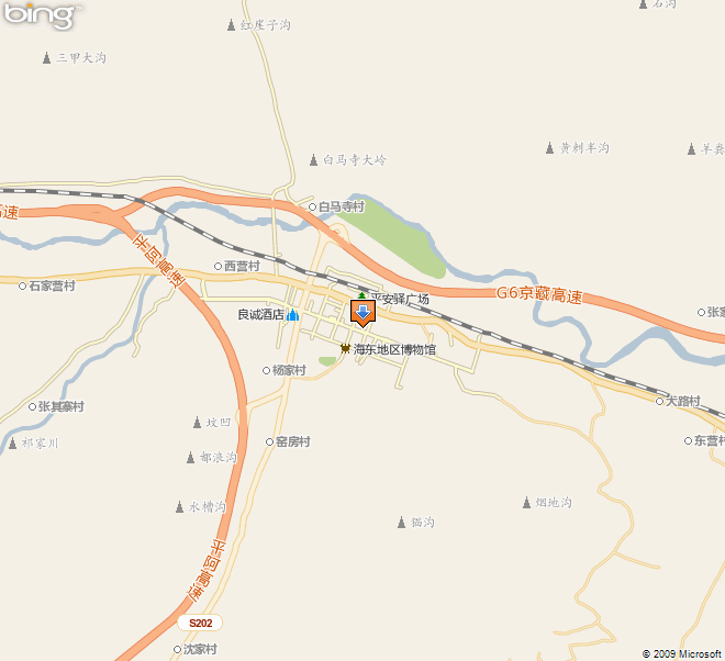 海东地区平安县地图