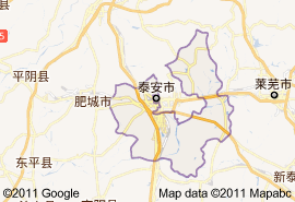 岱岳区地图