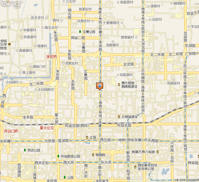 西安市未央区地图