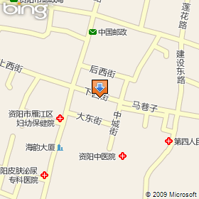雁江区地图