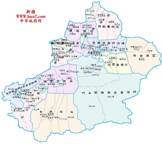 新疆维吾尔自治区地级市排名 - 新疆有多少个\/