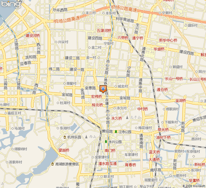 杭州市萧山区地图