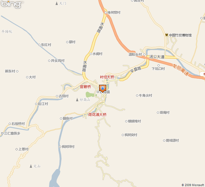 丽水市遂昌县地图