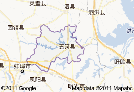 五河县地图
